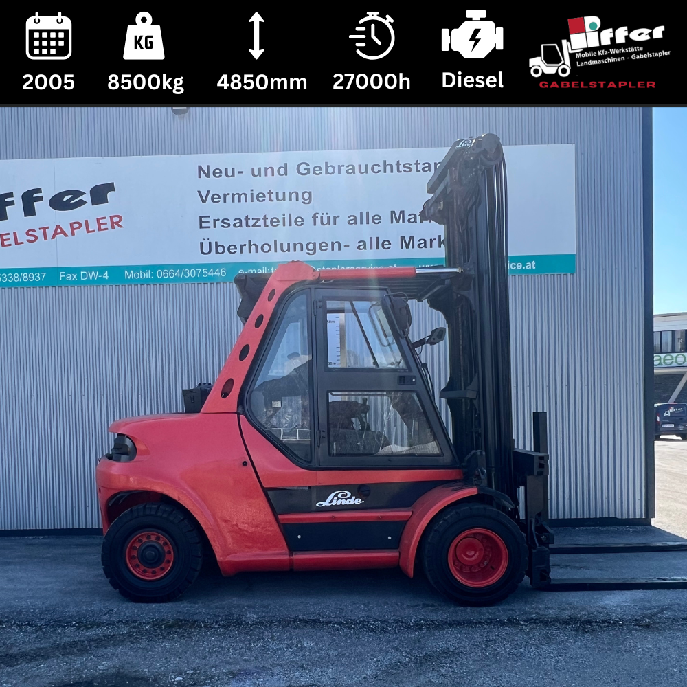 Linde Diesel Stapler | H80D-900