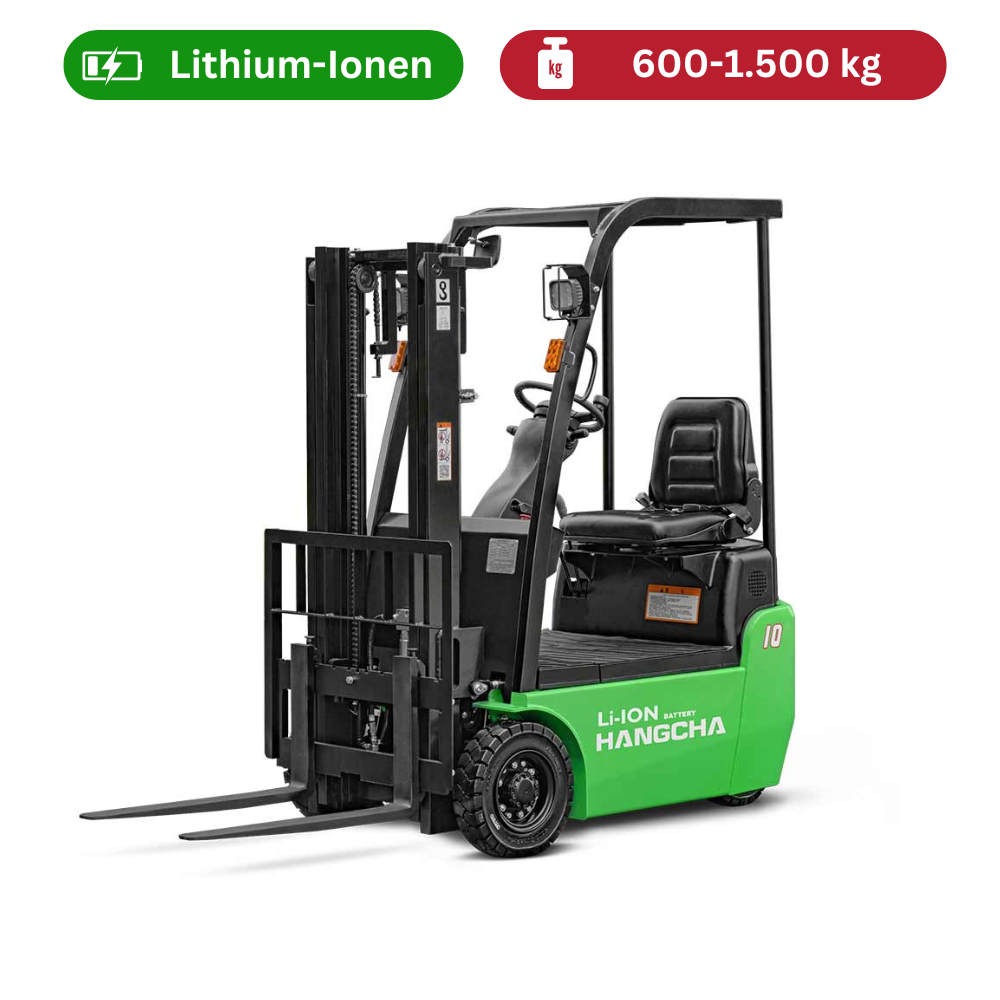 Hangcha X Serie 3-Rad Elektro-Gabelstapler (0,6–1,5t)