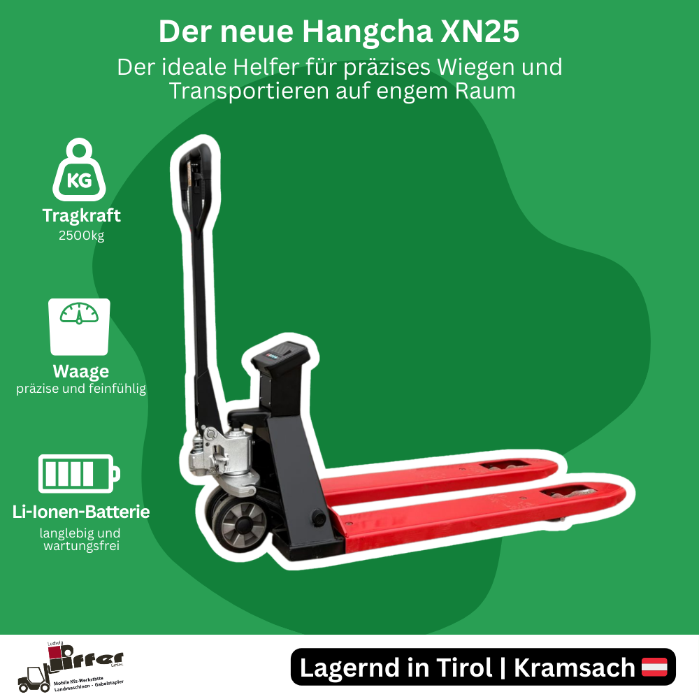 Hubwagen mit Waage Hangcha XN25