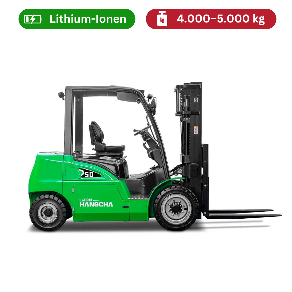 Hangcha XC Series 4-Rad Elektro-Gabelstapler (4,0 – 5,0 t, Li-Ion)