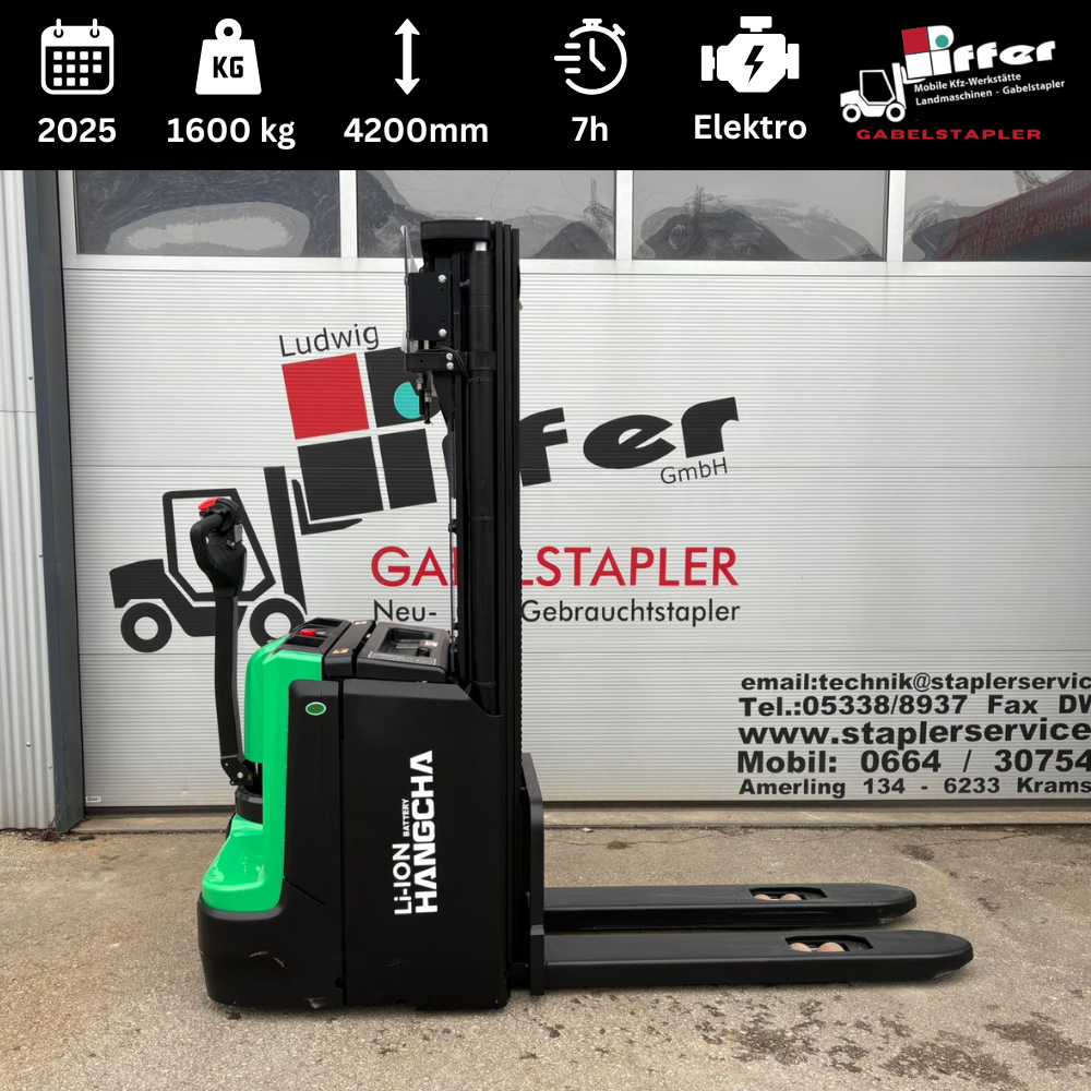 Hangcha Hochhubwagen mit Initialhub CDD16-XT1S