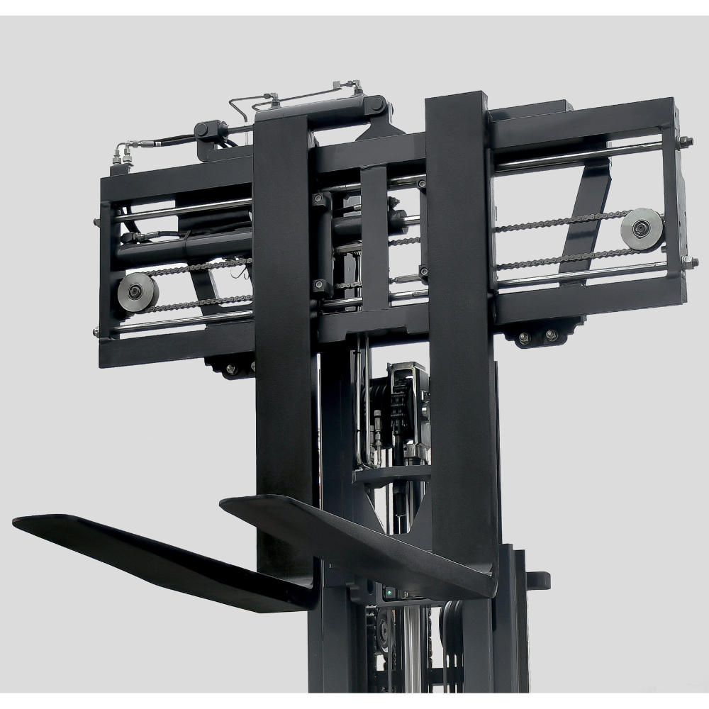 MiMA MQK Serie Vierwegestapler 3,0 – 4,0 t (Elektro) – Mittelsitz / Seitensitz