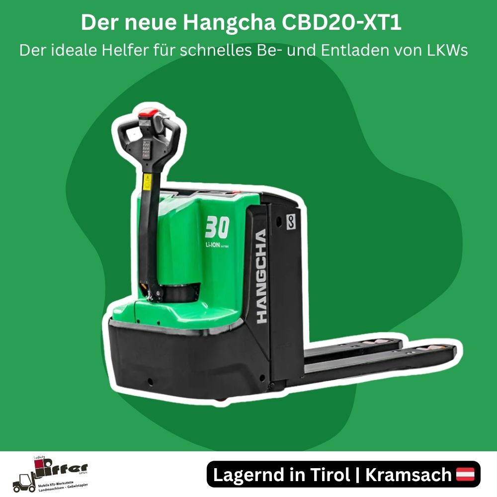 Hangcha CBD20-XT1 mit Lithium-Ionen-Batterie und integriertem Ladegerät