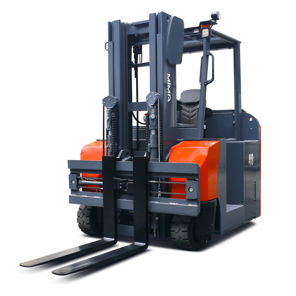 MiMA MQK Serie Vierwegestapler 3,0 – 4,0 t (Elektro) – Mittelsitz / Seitensitz