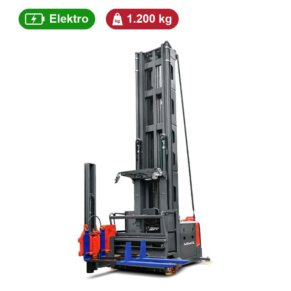 MiMA MCC12 Man-up Drehschemelstapler doppelttief