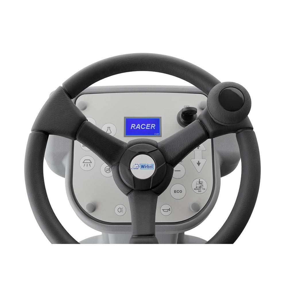 Wirbel Racer R 85 Bedienpult mit Display im Lenkrad