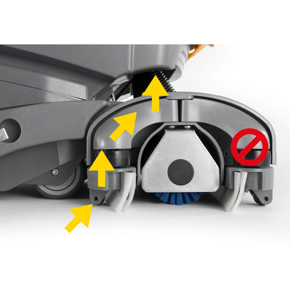 Wirbel Rolly NRG patentierter Saugbalken mit alternierender Absaugung